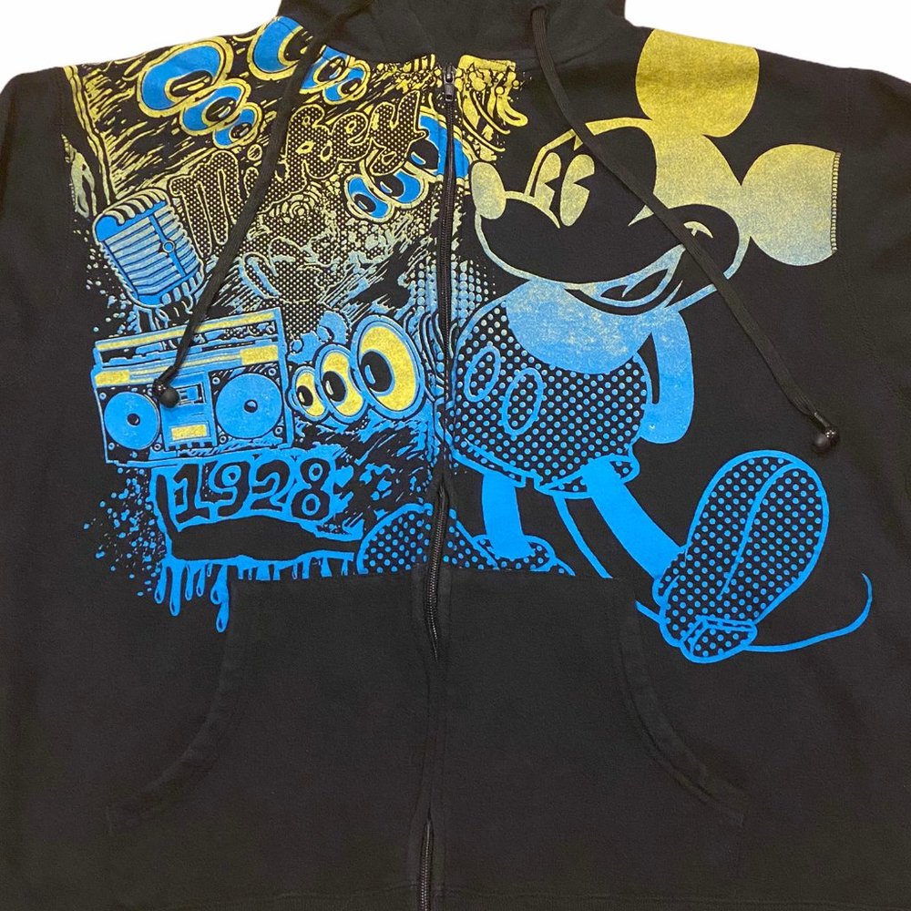 Mens Walt Disney World Mickey Mose Stereo Hoodie - Picture 2 of 4